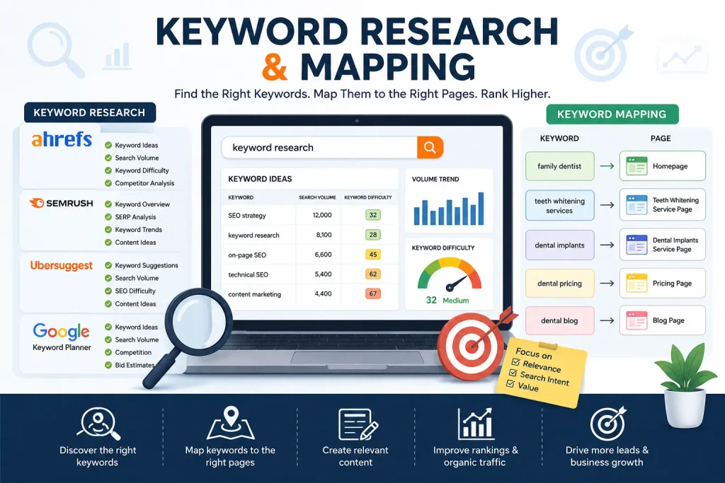keyword research and mapping with tools to use